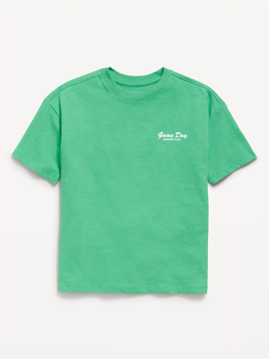 Oversized Short-Sleeve Graphic T-Shirt for Boys