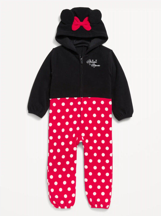 Disney© Microfleece Hooded One-Piece for Toddler Girls