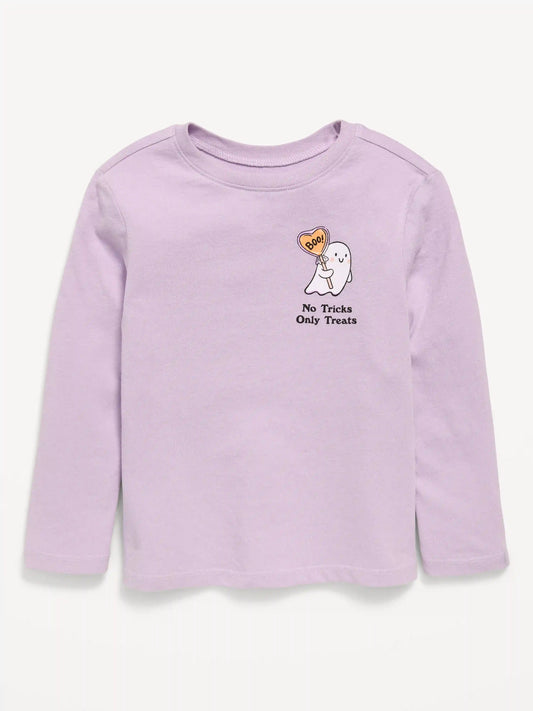 Long-Sleeve Unisex Graphic T-Shirt for Toddler