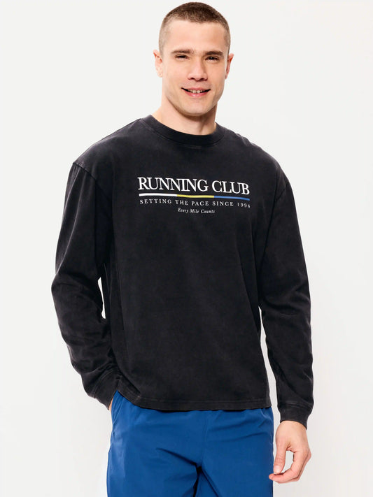 Lived-In Pro Long-Sleeve Graphic T-Shirt