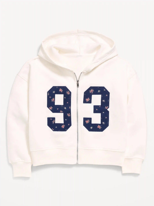 Favorite Fleece Graphic Zip-Front Hoodie for Girls