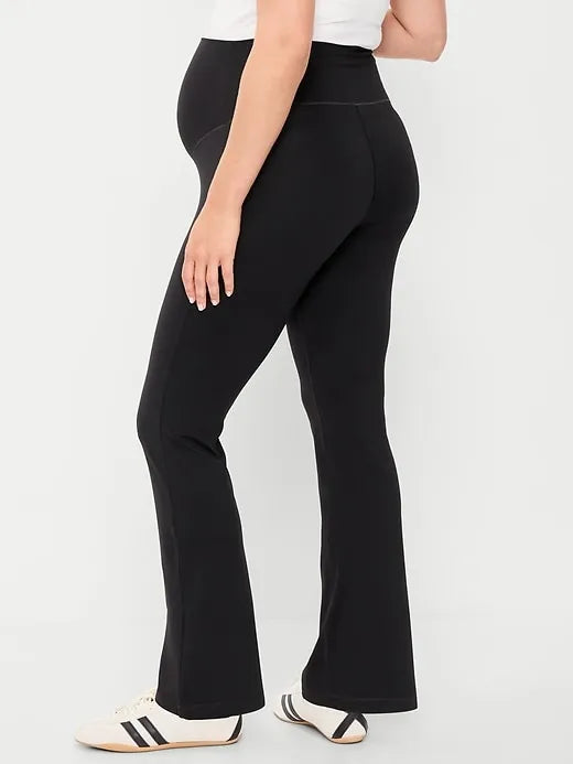 Maternity Full-Panel StudioSmooth Flare Leggings