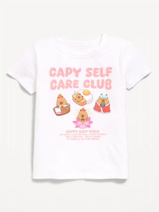 CapyFun™ Graphic T-Shirt for Girls