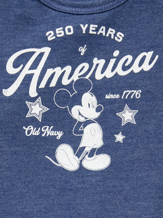 Old Navy x Disney Mickey Mouse Short-Sleeve Unisex Graphic Bodysuit for Baby