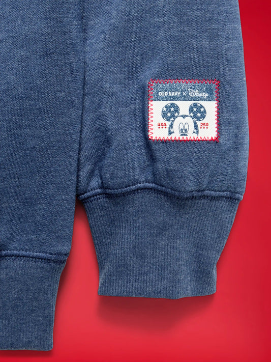 Old Navy x Disney Mickey Mouse Oversized Gender-Neutral Crew-Neck Sweatshirt for Kids