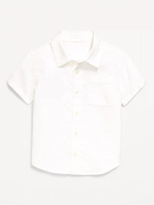 Short-Sleeve Oxford Shirt for Toddler Boys