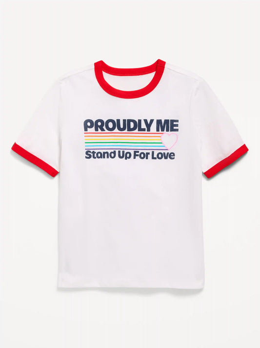 Short-Sleeve Pride Graphic T-Shirt for Boys
