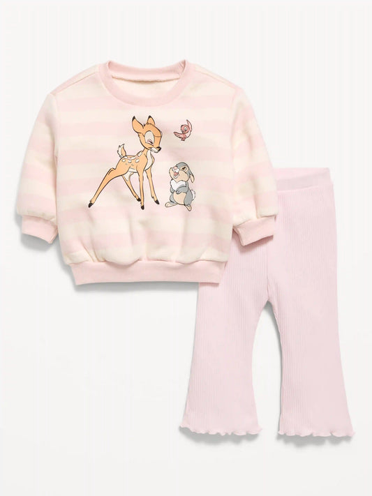 Disney© Bambi Graphic Sweatshirt and Legging Set for Baby