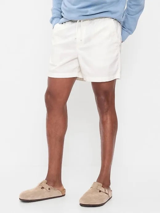 Twill Jogger Shorts -- 5-inch inseam