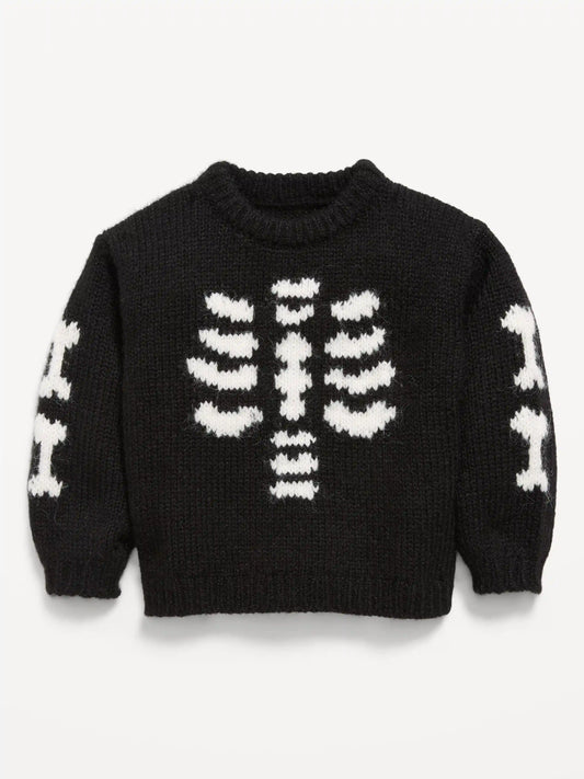 Long-Sleeve Graphic Sweater for Toddler Girls