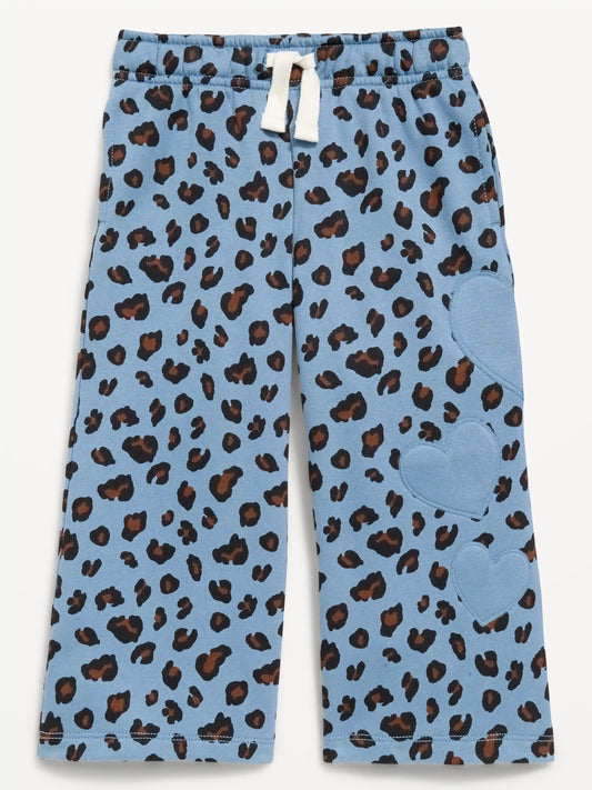 Wide-Leg Sweatpants for Toddler Girls