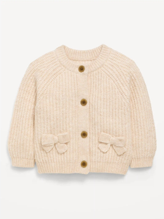 SoSoft Bow-Front Cardigan Sweater for Baby
