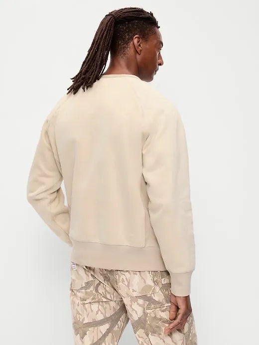 Oversized Heavyweight Crew-Neck Sweatshirt