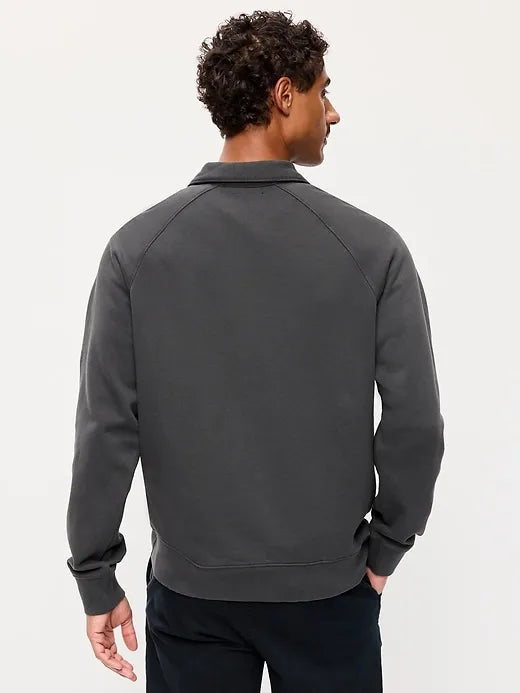 Workwear Collared Fleece Chore Pullover