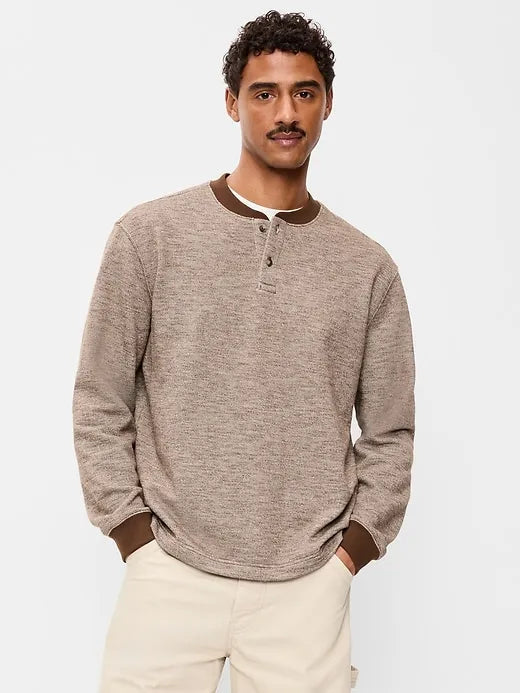 Workwear Fleece Henley T-Shirt