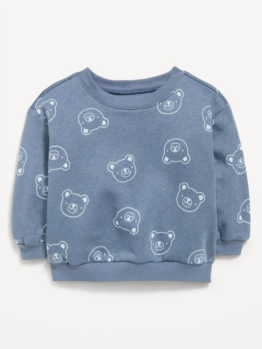 Printed Crew-Neck Sweatshirt for Baby