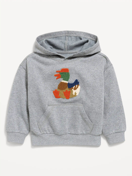 Oversized Boxy Pullover Hoodie for Toddler Boys