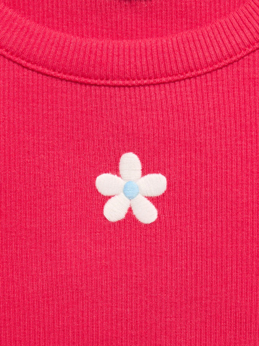 Short-Sleeve Ringer Graphic T-Shirt for Toddler Girls