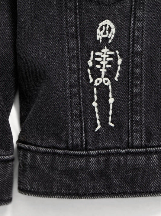 Oversized Unisex Trucker Jean Jacket for Toddler