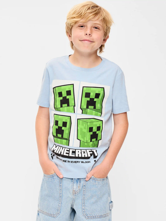 Minecraft™ Gender-Neutral Graphic T-Shirt for Kids