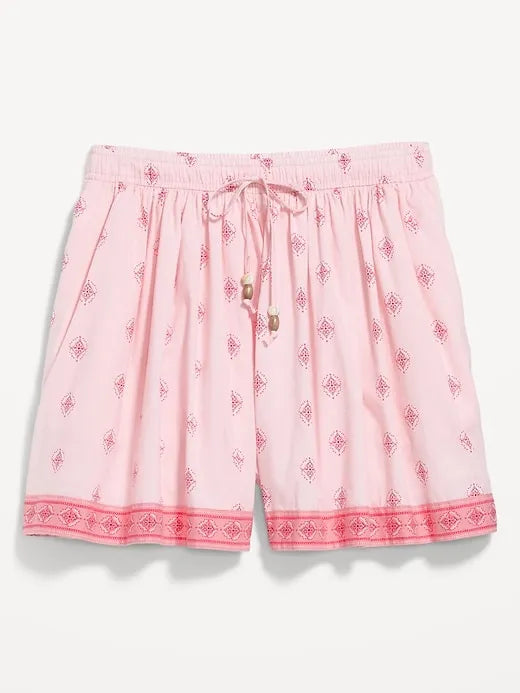 High-Waisted Drapey Skirt Short