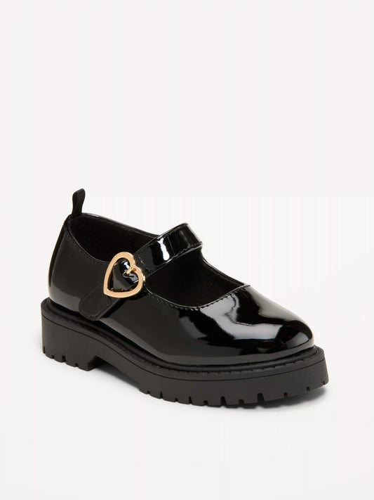 Shiny Faux-Leather Mary Jane Shoes for Toddler Girls
