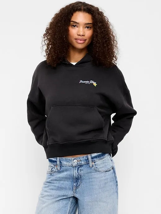 Oversized Pullover Graphic Hoodie Sweatshirt
