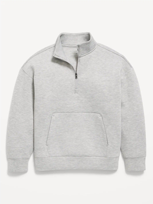 Bounce Fleece Oversized Quarter-Zip for Boys