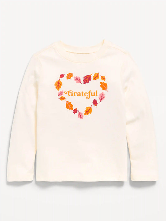 Long-Sleeve Graphic T-Shirt for Toddler Girls