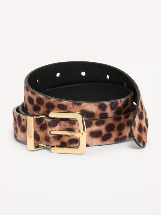 Classic Pony Hair Belt
