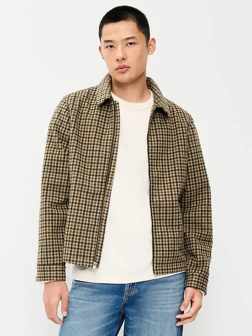 Relaxed Harrington Jacket