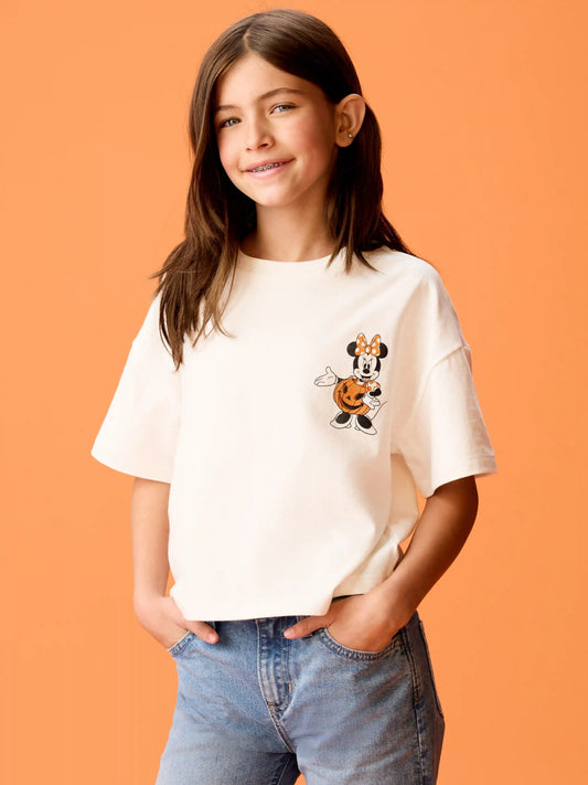 Old Navy x Disney Minnie Mouse Boxy Cropped T-Shirt for Girls