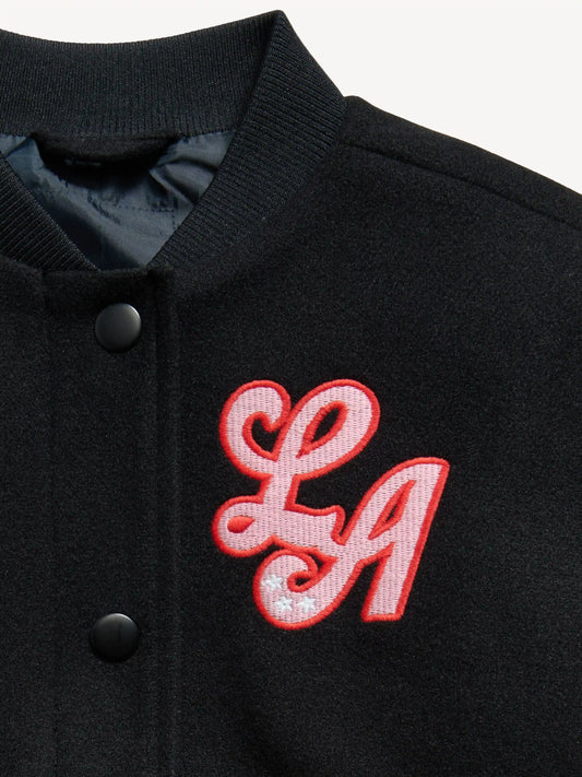 Letterman Bomber Jacket for Girls