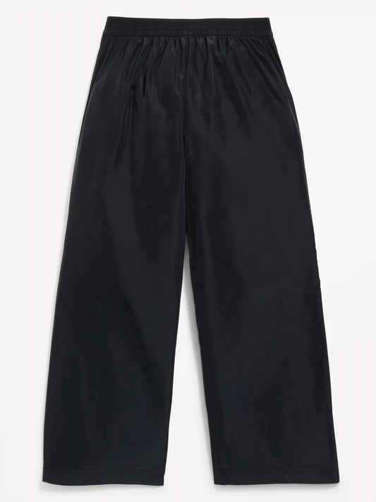 High-Waisted Track Pants for Girls