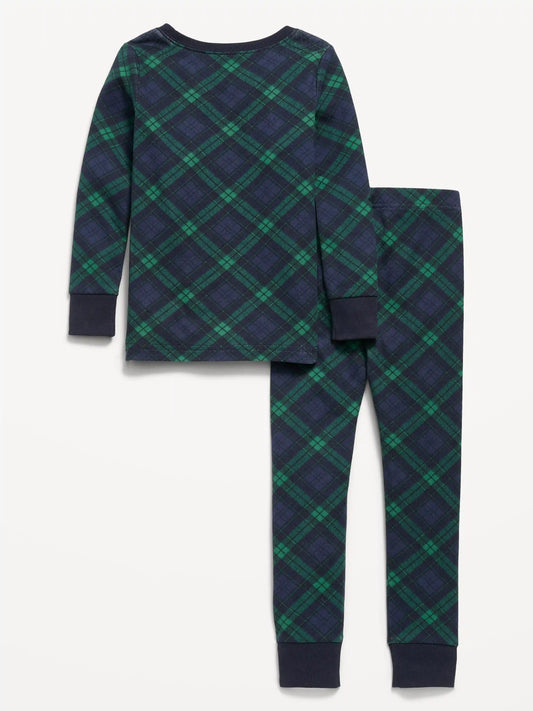 Printed Unisex Snug-Fit Pajama Set for Toddler & Baby