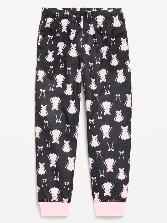 Printed Jersey-Knit Pajama Jogger Pants for Girls