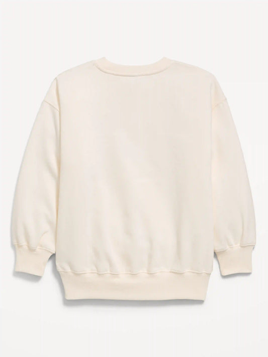 CapyFun™ Oversized Graphic Tunic Sweatshirt for Girls
