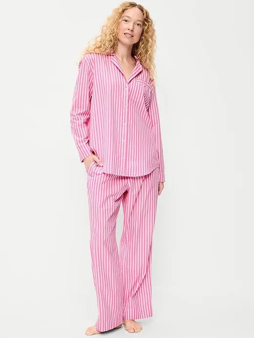 Poplin Pajama Pant Set