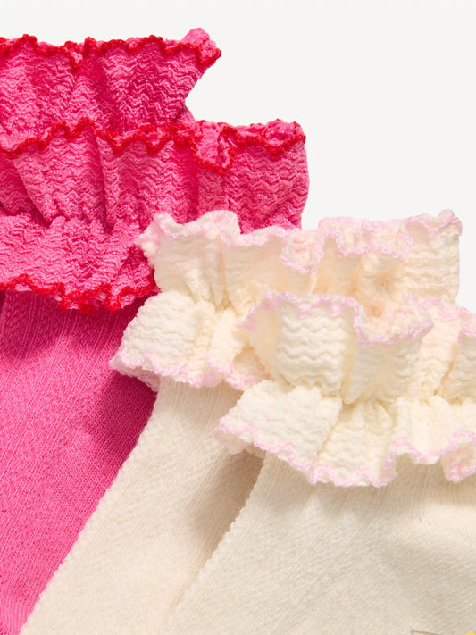 Ruffled Ankle Socks 2-Pack for Toddler & Baby