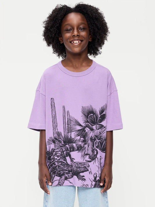 Oversized Short-Sleeve Graphic T-Shirt for Boys