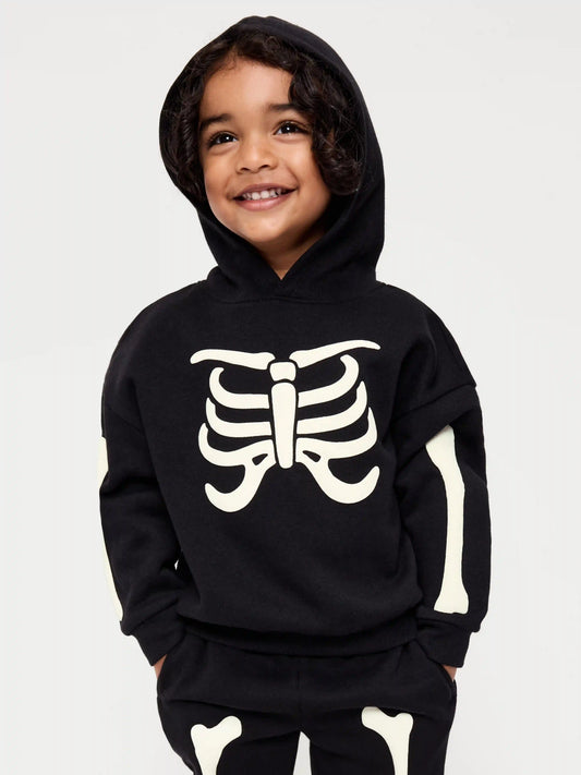 Oversized Unisex Graphic Pullover Hoodie for Toddler