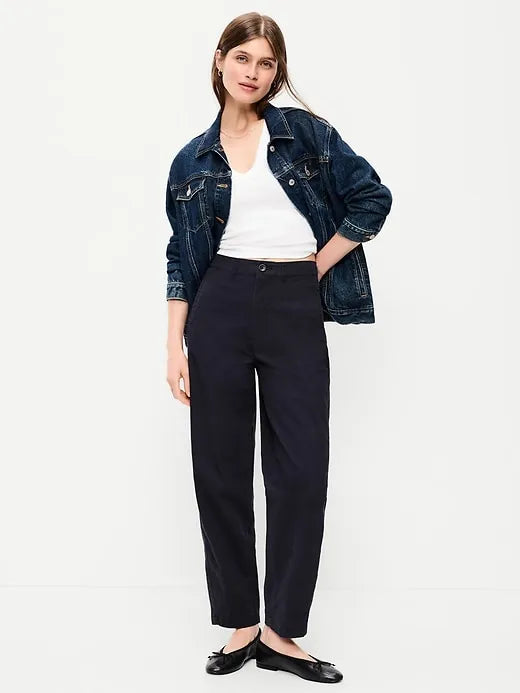 High-Waisted OGC Chino Tapered Straight Pants
