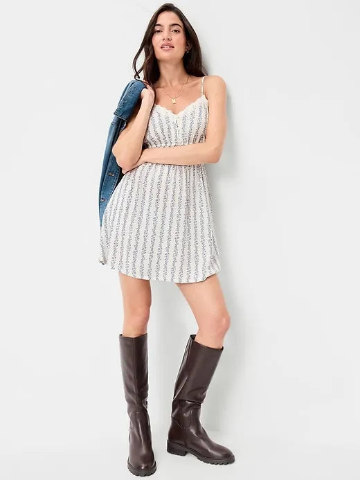 Sleeveless Trousseau Mini Dress