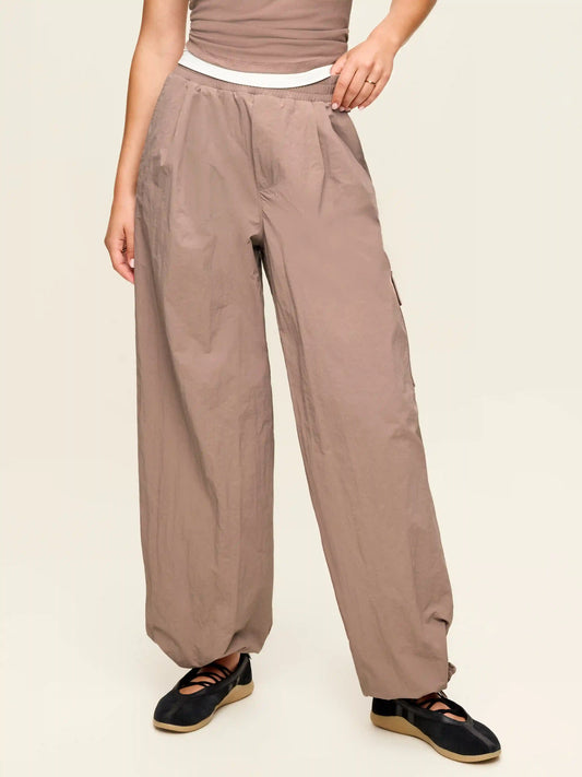 Mid-Rise Adjustable Active Woven Utility Pants
