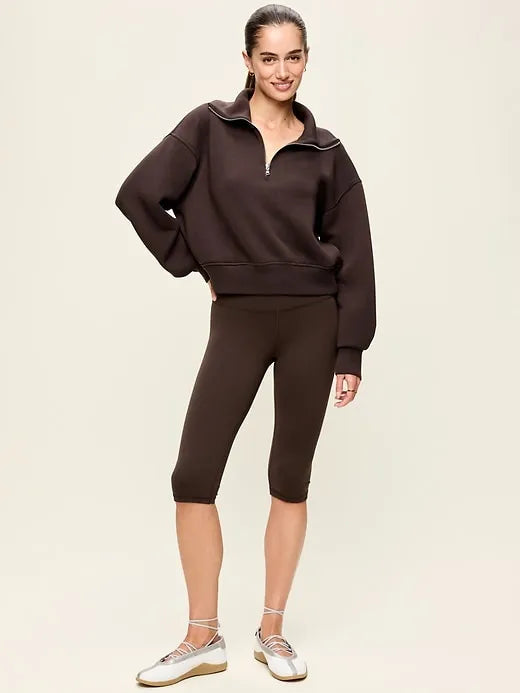 High-Waisted StudioSmooth Pedal Pusher Capri Leggings
