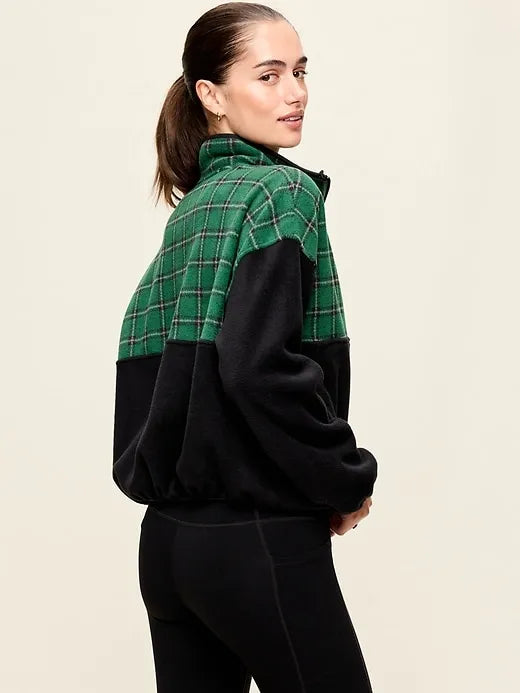 Oversized Half-Zip Performance Fleece Pullover