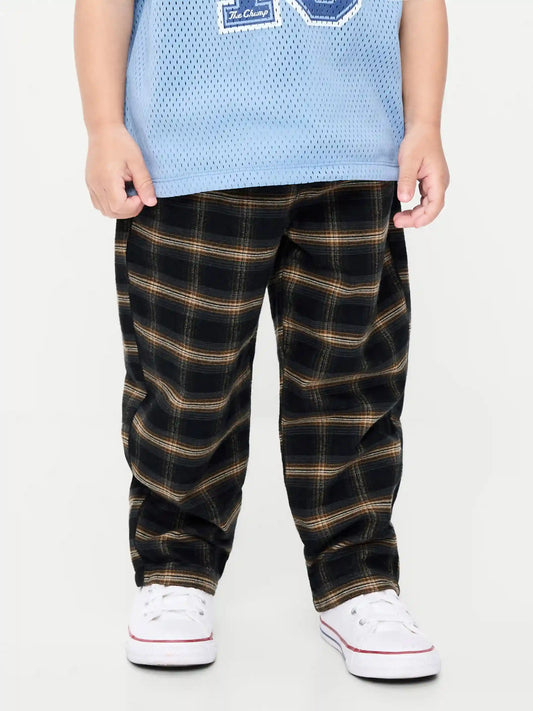 Pull-On Barrel-Leg Pants for Toddler Boys