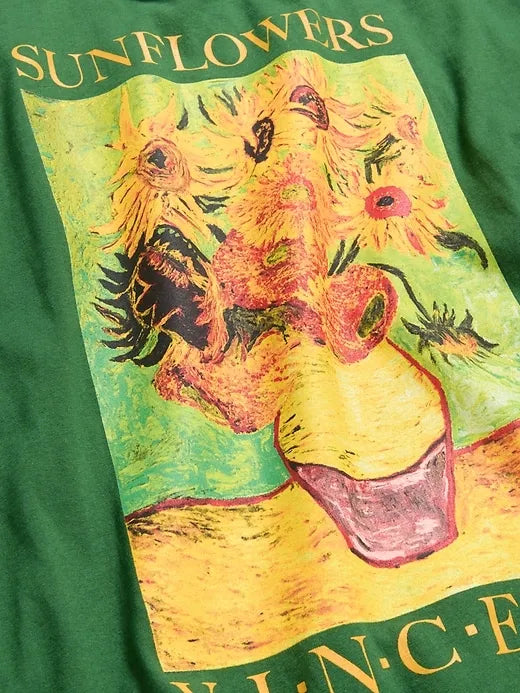 Vincent Van Gogh Oversized Tunic T-Shirt