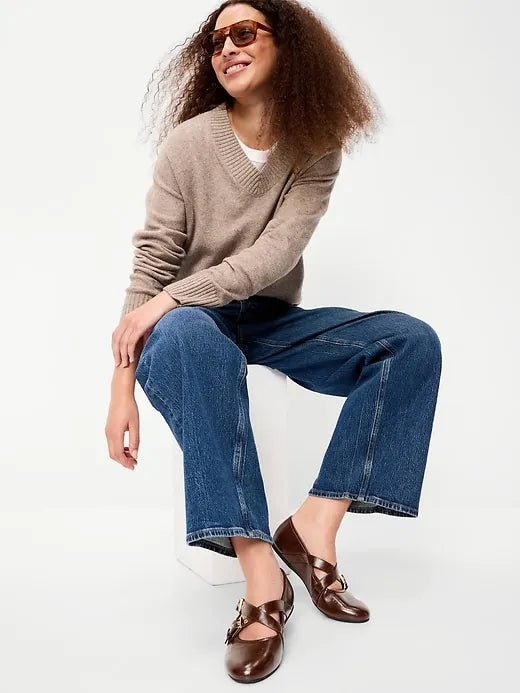 Buckle-Strap Mary Jane Ballet Flats for Women