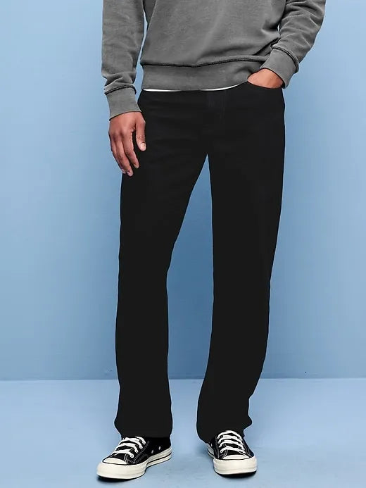 Structured Loose Non-Stretch Jeans